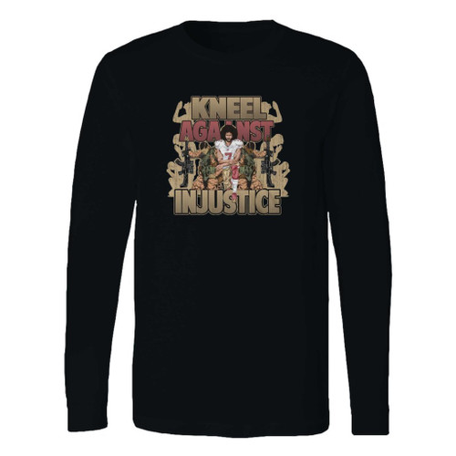 This classic fit kneel against injustice long sleeve shirt is casually elegant and very comfortable. With fine quality print to make one stand out, it's a perfect fit for every occasion.
