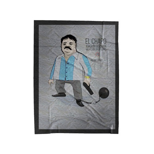 El Chapo Joaquin Guzman Velveteen Blanket