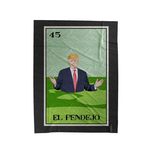 El Pendejo Loteria Velveteen Blanket