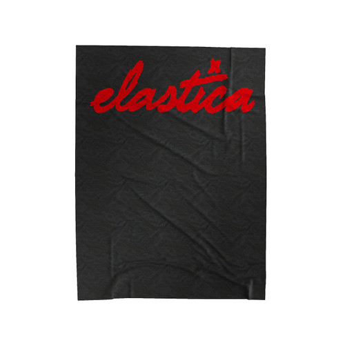 Elastica Band Logo Velveteen Blanket