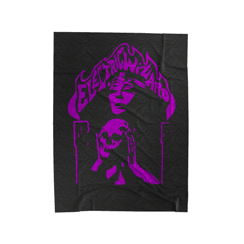 Electric Wizard English Sludge Metal Band Logo Velveteen Blanket