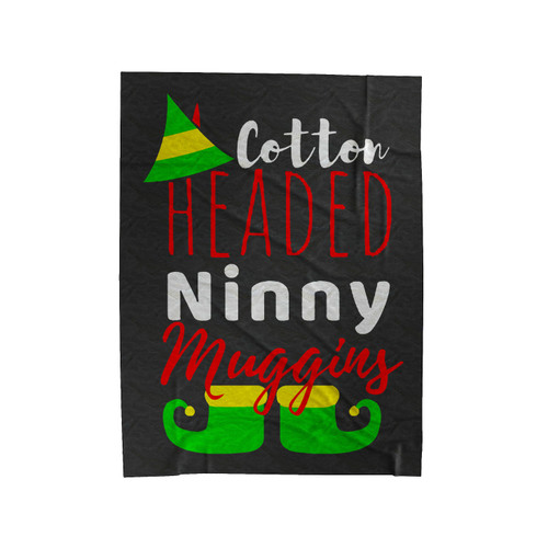 Elf Cotton Headed Ninny Muggins Velveteen Blanket