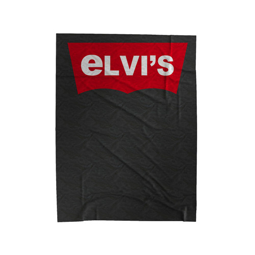 Elvis Logo Parody Velveteen Blanket