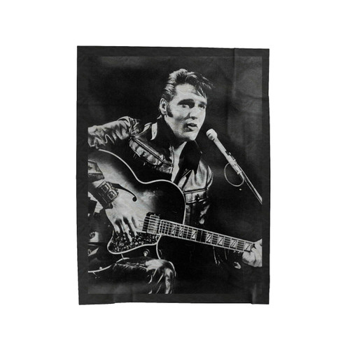 Elvis Presley King Of Rock Velveteen Blanket