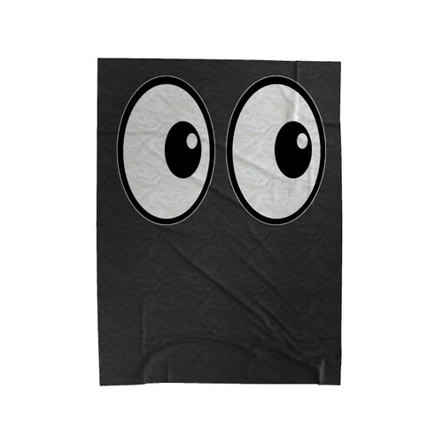 Emoji Eyes Funny Velveteen Blanket