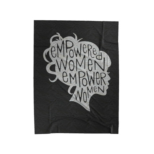 Empowered Velveteen Blanket