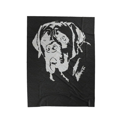 English Mastiff Face Velveteen Blanket