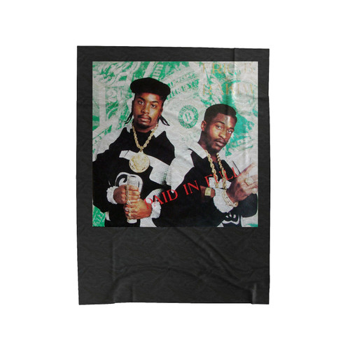 Eric B & Rakim Paid In Full Album Cover Velveteen Blanket