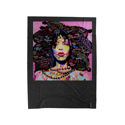 Erykah Badu Velveteen Blanket