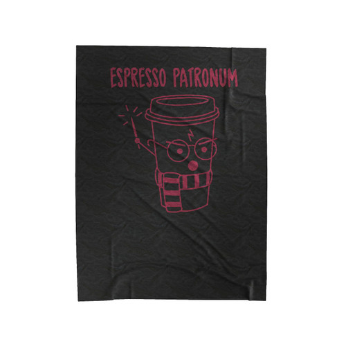 Espresso Patronum Funny Coffee Cup With Scarf Velveteen Blanket
