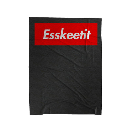 Esskeetit Red Box Logo Velveteen Blanket