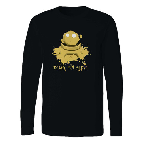 This classic fit league of legends blitzcrank ready to serve long sleeve shirt is casually elegant and very comfortable. With fine quality print to make one stand out, it's a perfect fit for every occasion.