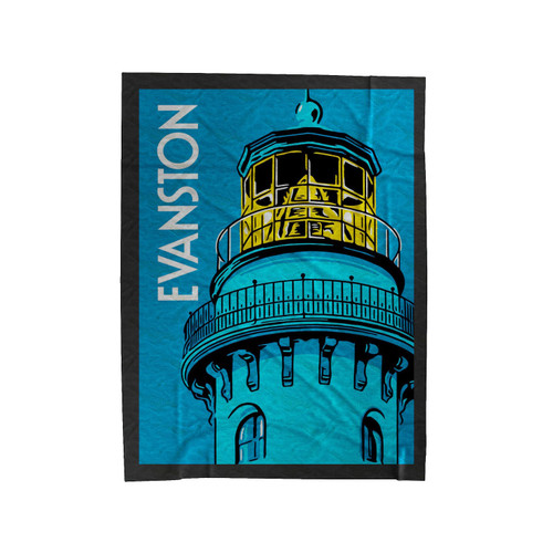 Evanston Neighborhood Velveteen Blanket