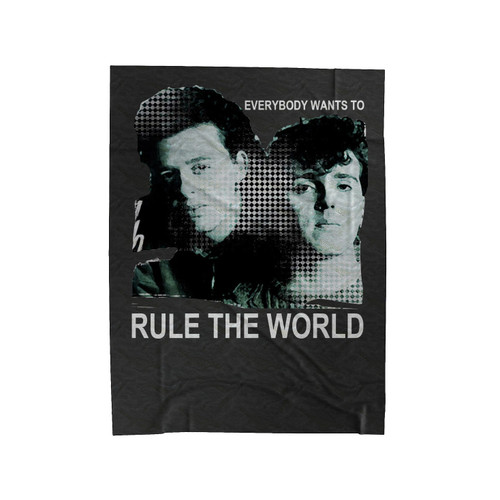 Everybody Wants To Rule The World Velveteen Blanket