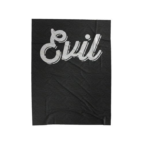 Evil Cute Evil Velveteen Blanket