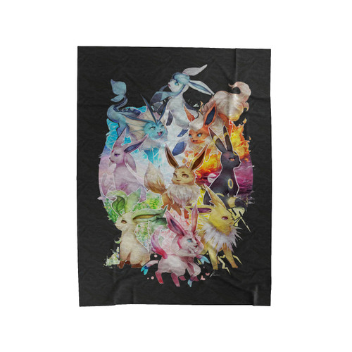 Evolution Eeve Pokemon Velveteen Blanket