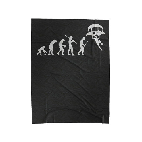 Evolution Of Dropping In Velveteen Blanket