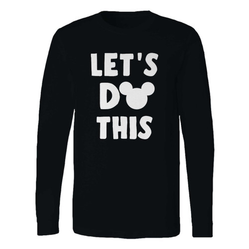 This classic fit lets do this disney mickey mouse long sleeve shirt is casually elegant and very comfortable. With fine quality print to make one stand out, it's a perfect fit for every occasion.