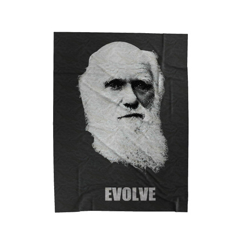 Evolve Charles Darwin Biologist Ecologist Scientist Velveteen Blanket