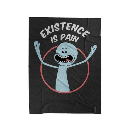 Existence Is Pain Velveteen Blanket