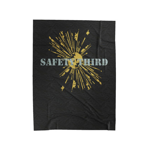 Explosion Safety Third Danger Bombs Velveteen Blanket
