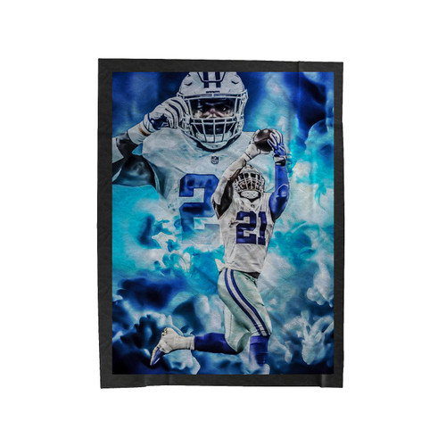 Ezekiel Elliott Dallas Cowboys Velveteen Blanket