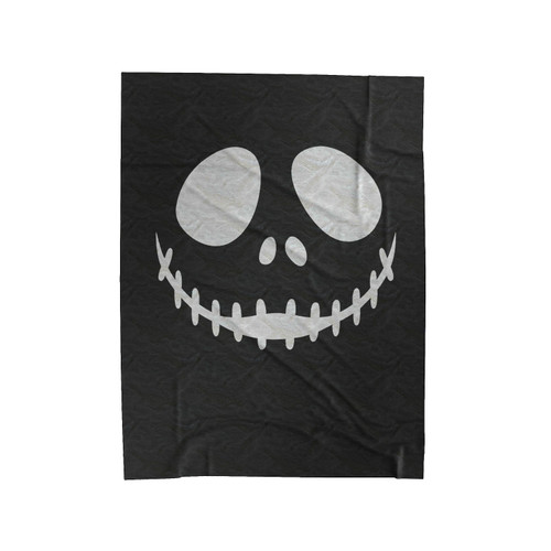 Face Smile Jack Skellenton Velveteen Blanket