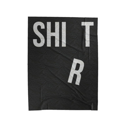 Falling R Shit Velveteen Blanket