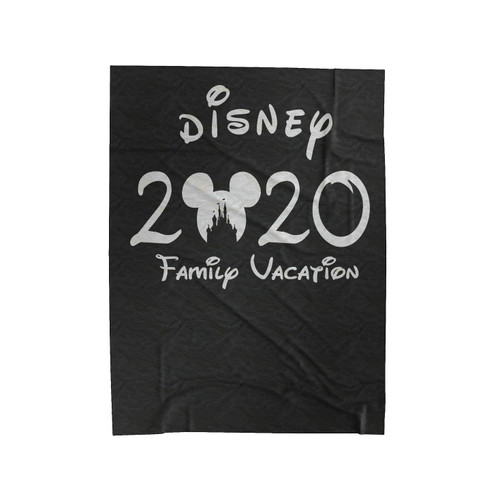 Family Disney Vacation Velveteen Blanket