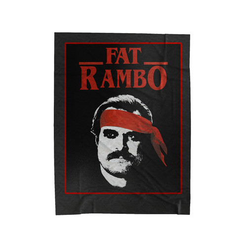Fat Rambo Chief Hopper Velveteen Blanket