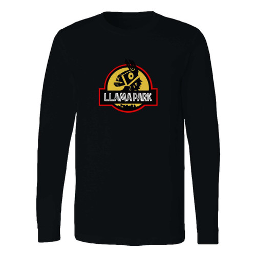 This classic fit llama jurassic park logo long sleeve shirt is casually elegant and very comfortable. With fine quality print to make one stand out, it's a perfect fit for every occasion.