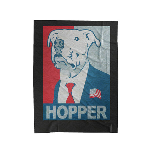 Feel The Hopper Velveteen Blanket