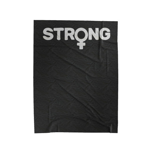 Feminist Strong Woman She Persisted I'm With Her Nasty Velveteen Blanket