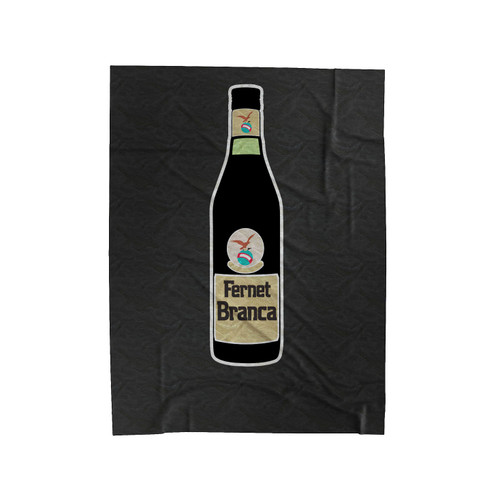 Fernet Branca Italian Velveteen Blanket