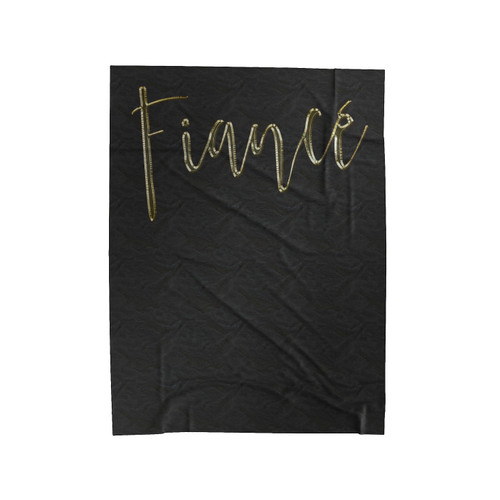 Fiance Engagement Bachelorette Party 1 Velveteen Blanket
