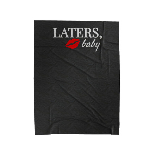 Fifty Shades Darker Laters Baby Velveteen Blanket