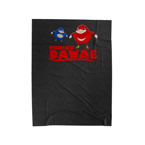 Finding Dawae Ugandan Knuckles Meme Velveteen Blanket