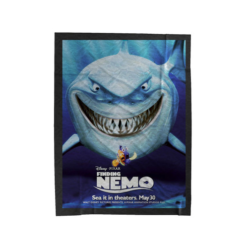 Finding Nemo Movie Poster 2 Sided Original Disney Velveteen Blanket