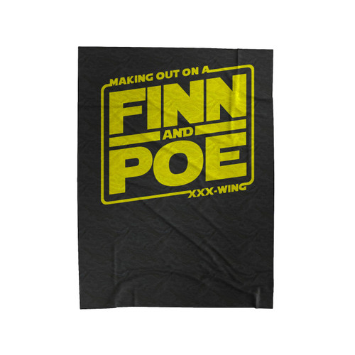 Finn And Poe Making Out On A Triple X-Wing Velveteen Blanket