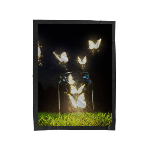 Firefly Butterfliers Velveteen Blanket