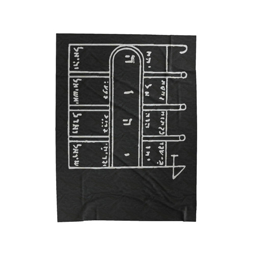 First Pentacle Of The Moon Velveteen Blanket