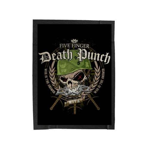 Five Finger Death Punch 5Fdp Velveteen Blanket