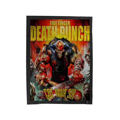 Five Finger Death Punch Got Your Six Album Velveteen Blanket