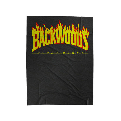 Flame Backwoods Cigars Logo Velveteen Blanket
