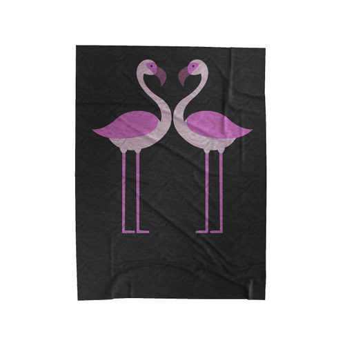 Flamingo Velveteen Blanket