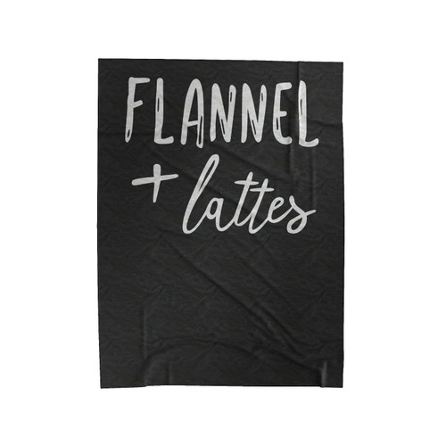 Flannel + Lattes Funny Mom Velveteen Blanket