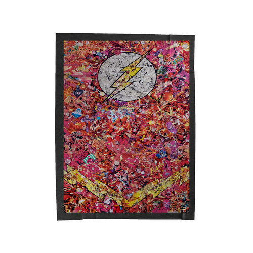 Flash Superhero Comic Art Velveteen Blanket