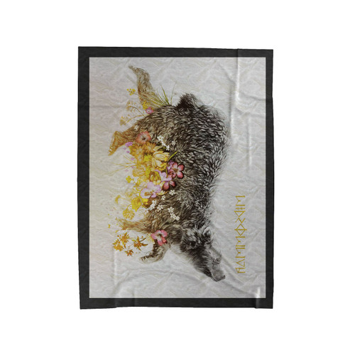 Flower Bear Midsommar Velveteen Blanket