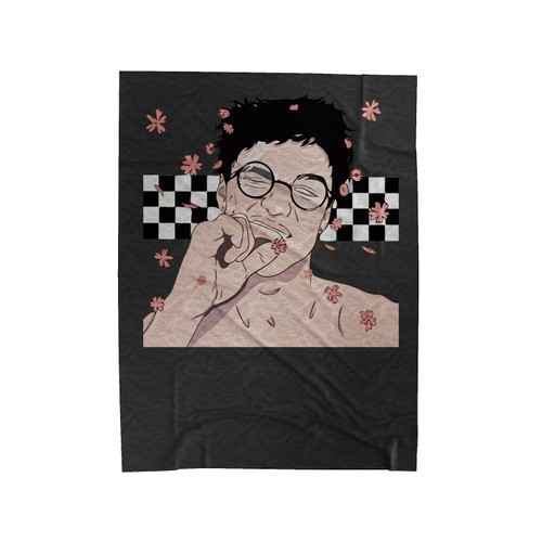 Flower Boy Ethan Dolan Velveteen Blanket