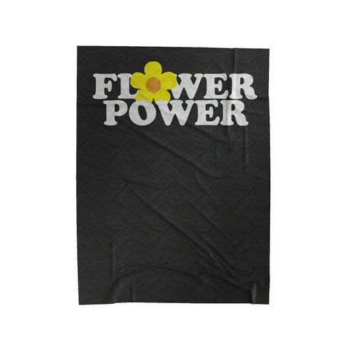 Flower Power Velveteen Blanket
